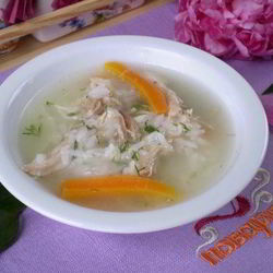 Рецепт Бульона куриного с рисом