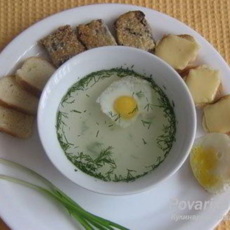 Рецепт Бульона с гренками