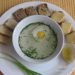 Рецепт Бульона с гренками