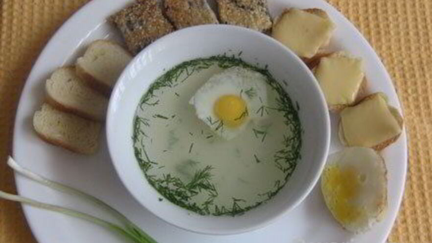 Рецепт бульона с гренками