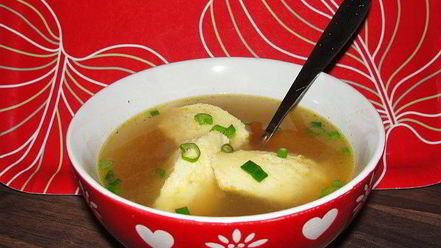 Рецепт бульона с манными клецками