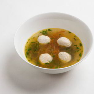Рецепт Диетического овощной бульон с фрикадельками