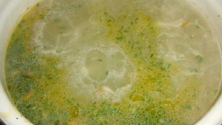 Рецепт домашней лапши на курином бульоне