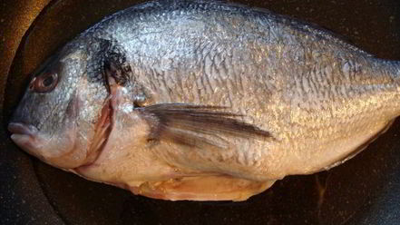 Рецепт дорады в сумасшедшем бульоне