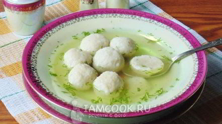 Рецепт куриного бульона с галушками из лаваша