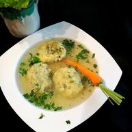 Рецепт Куриного бульона с клецками