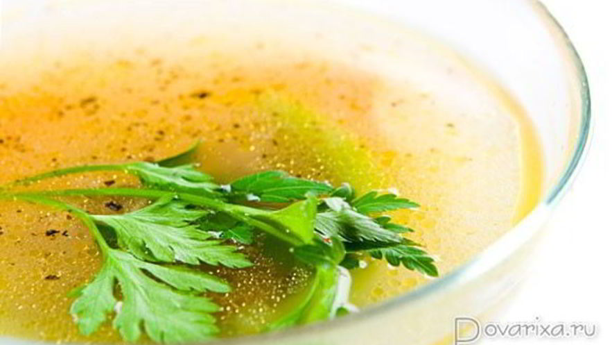 Рецепт мороженного куриного бульона