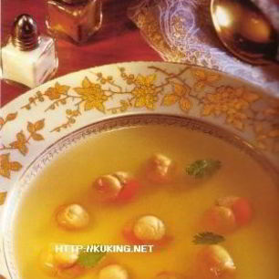 Рецепт Морских гребешков в чесночном бульоне