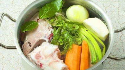 Рецепт мясного бульона, а в частности, бульон из телятины