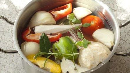 Рецепт овощного бульона диетического