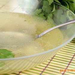 Рецепт Прозрачного мясного бульона-основы