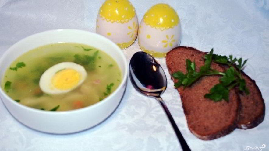 Рецепт супа на мясном бульоне