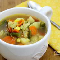 Рецепт Супа на овощном бульоне