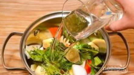 Рецепт супа на овощном бульоне