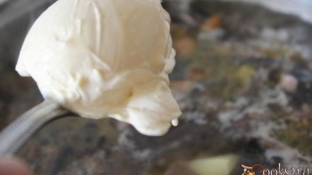 Рецепт супа с шампиньонами и фарфалле на курином бульоне