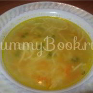 Рецепт Супа вермишелевого на курином бульоне