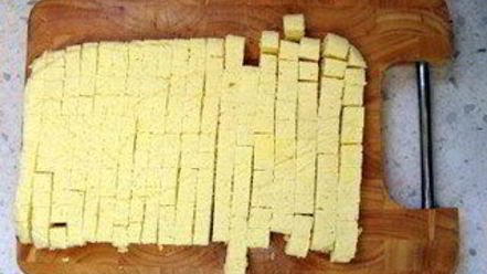 Рецепт творожных кубиков для бульона