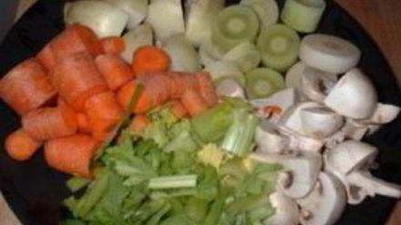 Рецепт весеннего бульона с грибами