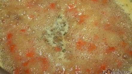 Рецепт запеченной говядины в вине и курином бульоне