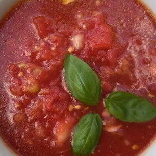 Рецепт Арбузного гаспачо с базиликом