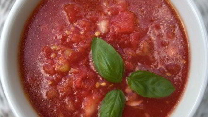 Рецепт арбузного гаспачо с базиликом