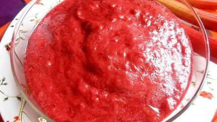 Рецепт гаспачо из ревеня и вишни