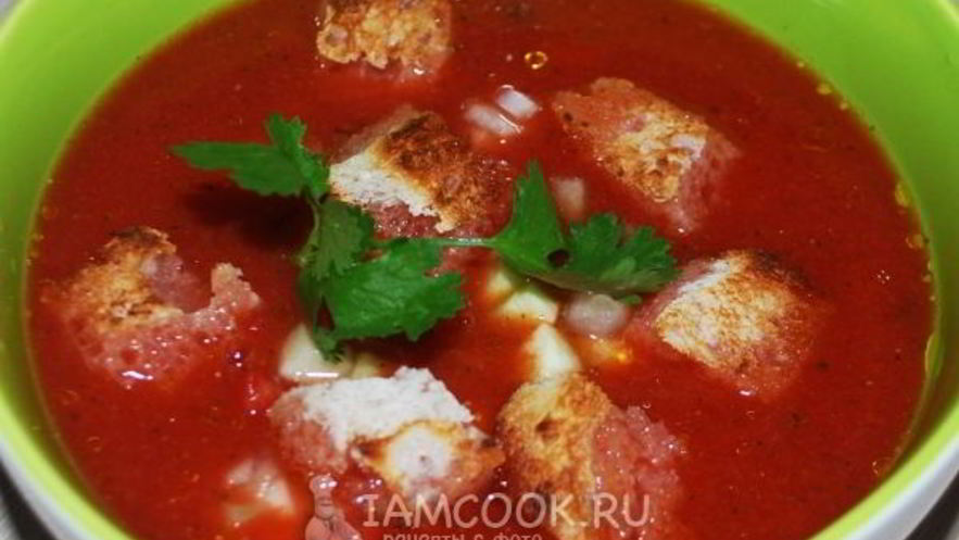 Рецепт гаспачо классического