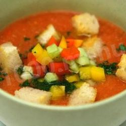 Рецепт Гаспачо овощной с перцем