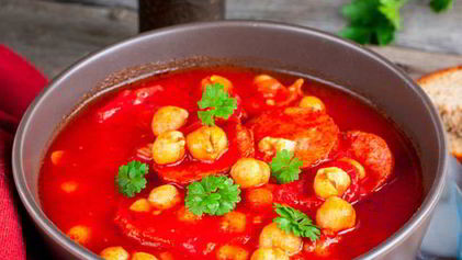 Рецепт Гаспачо с чоризо