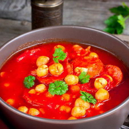 Рецепт Гаспачо с чоризо