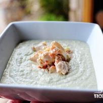 Рецепт Гаспачо с крабовым салатом