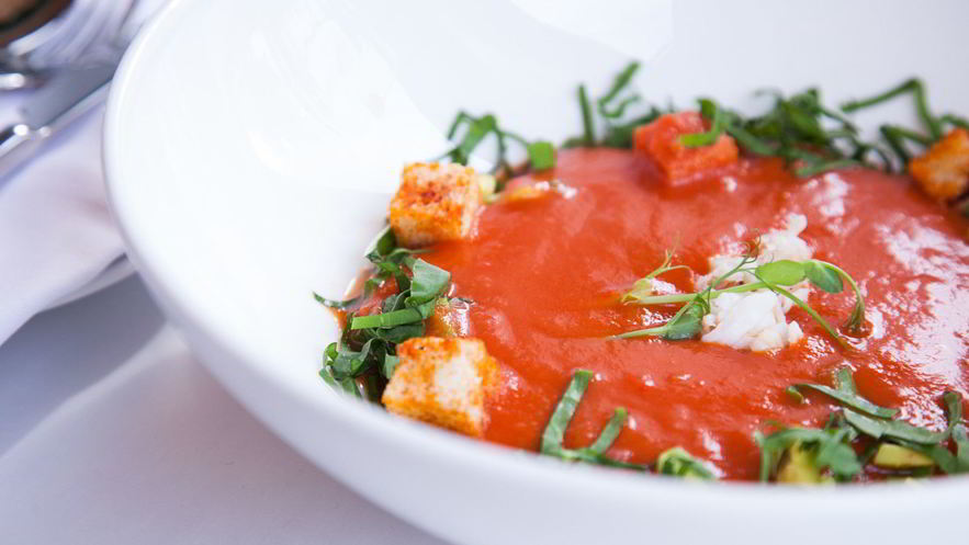 Рецепт гаспачо с крабовыми палочками