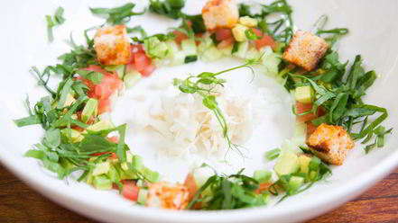 Рецепт гаспачо с крабовыми палочками