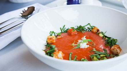 Рецепт гаспачо с крабовыми палочками