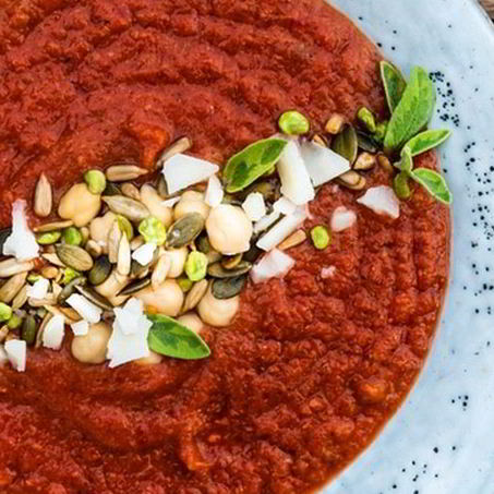 Рецепт Гаспачо с семечками
