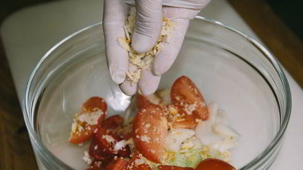 Рецепт гаспачо с сорбетом из томатов