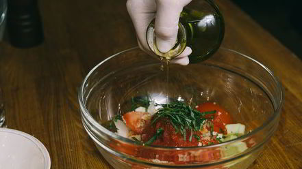 Рецепт гаспачо с сорбетом из томатов