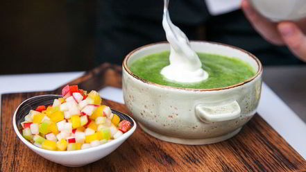 Рецепт огуречно-перечного гаспачо