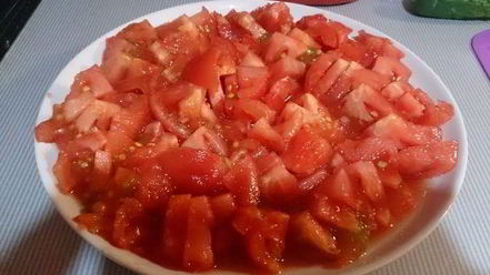 Рецепт острого гаспачо с кабачком