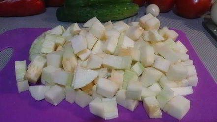 Рецепт острого гаспачо с кабачком