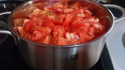 Рецепт острого гаспачо с кабачком