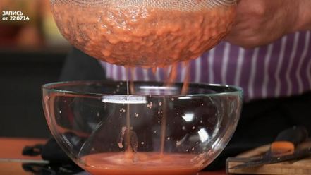 Рецепт супа гаспачо с апельсиновым льдом