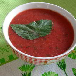 Рецепт Томатна-клубничного гаспачо