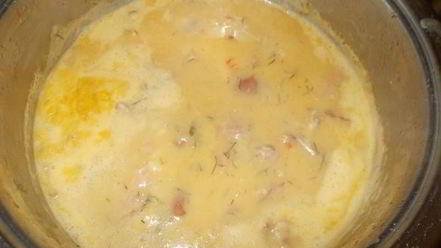 Рецепт горохового крема-супа на копченных ребрышках