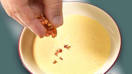 Рецепт горохового крема-супа со сливками