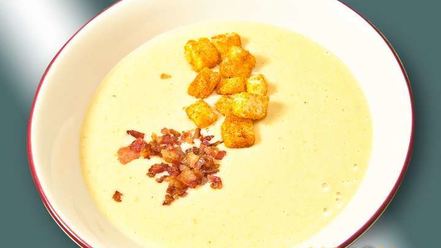 Рецепт горохового крема-супа со сливками