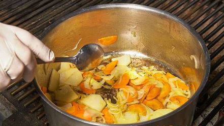 Рецепт горохового крема-супа со сливками