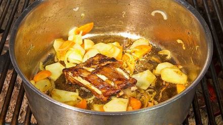 Рецепт горохового крема-супа со сливками