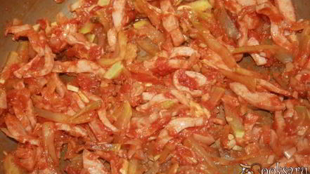 Рецепт горохового супа на баранине с кабачком и сарделькой