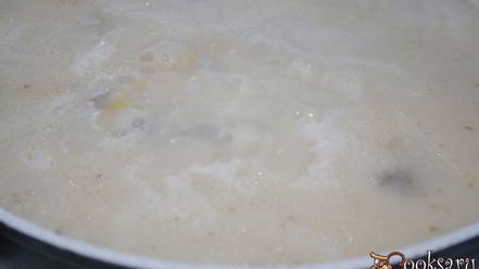 Рецепт горохового супа на баранине с кабачком и сарделькой